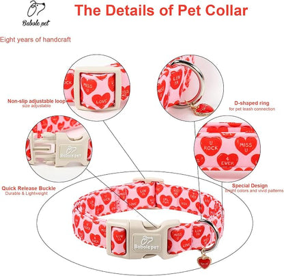 Valentines Dog Collar for Large Dogs - Image 3