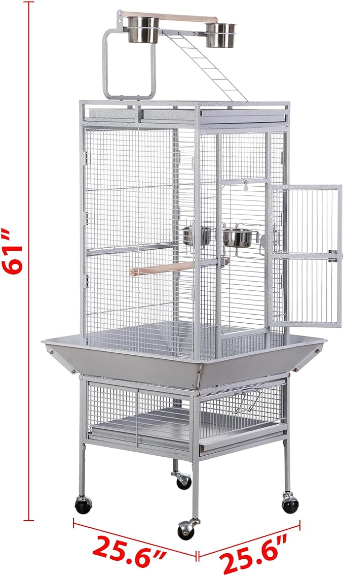 SUPER DEAL PRO 61-inch 2in1 Large Bird Cage - Image 6