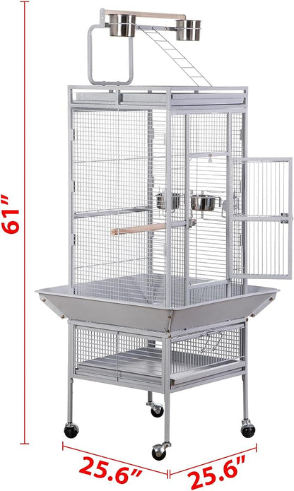 SUPER DEAL PRO 61-inch 2in1 Large Bird Cage - Image 6