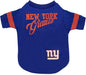 Pets First NFL New York Giants T-Shirt by PETSFIRST