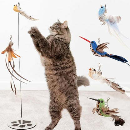 Interactive Bird Simulation Cat Toy Set Interactive Cat Toys - Image 2