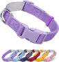 Dynmeow Soft and Breathable Cotton Dog Collar, Durable Adjustable Female Girl by Dynmeow