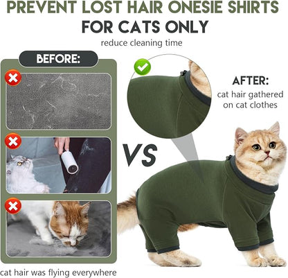 Sticky Cat Clothes Stretchy, Sphynx Hairless Sweater & Pajamas - Image 3