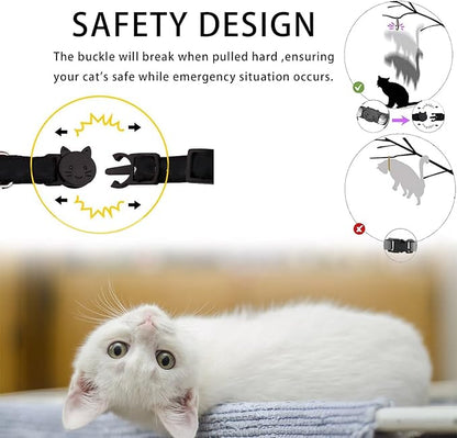 Cat Collar Breakaway with Bells, 3 Pack Safety Adjustable Pet Collars - Image 3