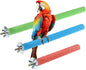 3 Pcs Wood Bird Cage Perch Parrot Perch Stand, Wood Perches Toy Platform Paw by Unknown