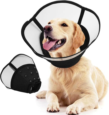 Allroaring Dog Cone Collar After Surgery, Soft Dog Cones by Allroaring