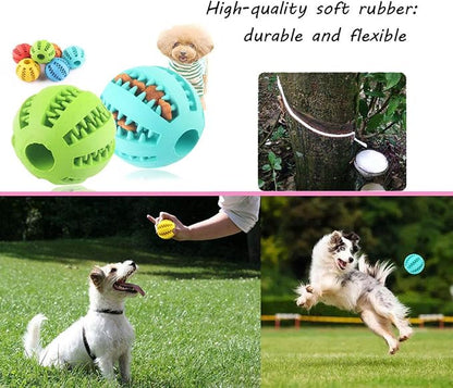 Sunglow 2 Pack Dog Toy, Nontoxic Bite Resistant Teething Balls - Image 5