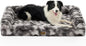 Faux Fur Orthopedic Dog Bed, Extra Large Dog Bed, Supportive Foam Pet Sofa by COZYKISS
