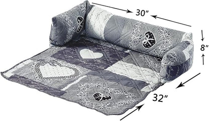 Brilliant Sunshine Quilted Calming Dog Bed Mat, Removable Washable Cover - Image 4