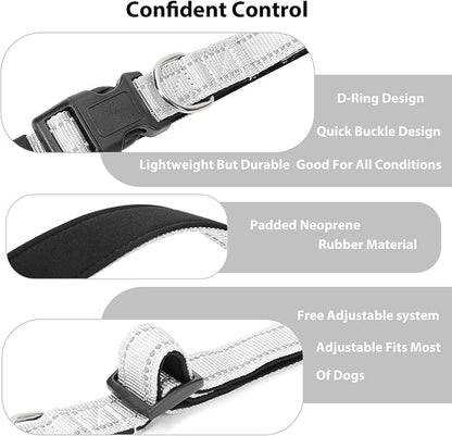 Reflective Dog Collar Padded - Image 4