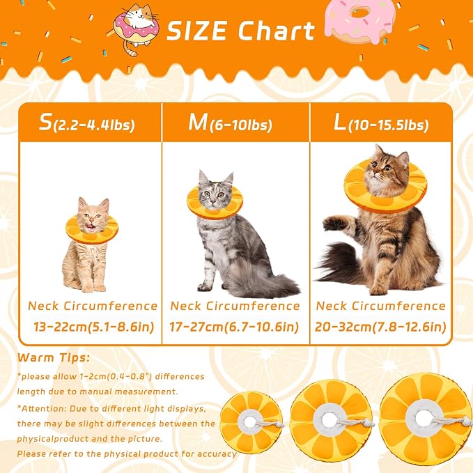 Cat Cone Collar Soft, Cat Recovery Collar - Image 2