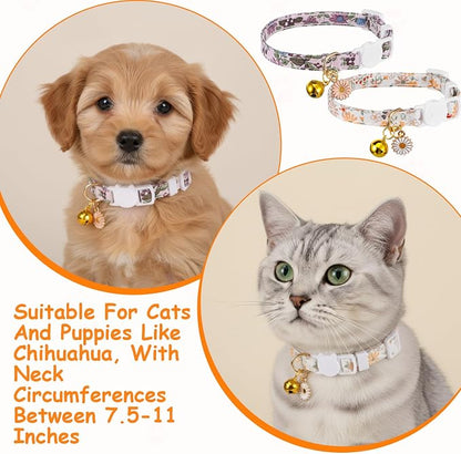 2 Pack Cotton Breakaway Cat Collars - Image 6