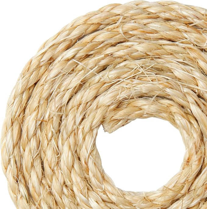 Natural Sisal Rope 1/4 Inch by 49-Feet - Image 8