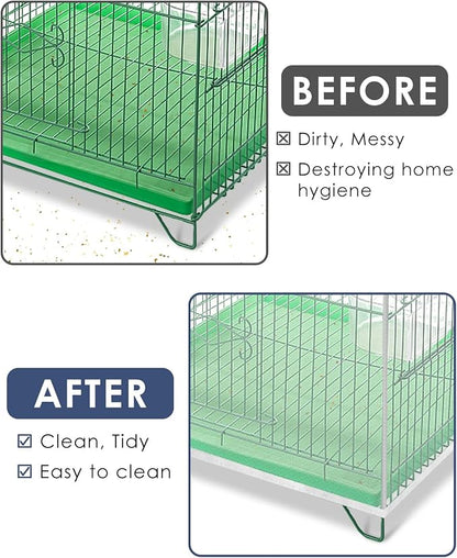Bissap Bird Cage Seed Catcher, Universal Birdcage Net Nylon Adjustable Elastic - Image 5