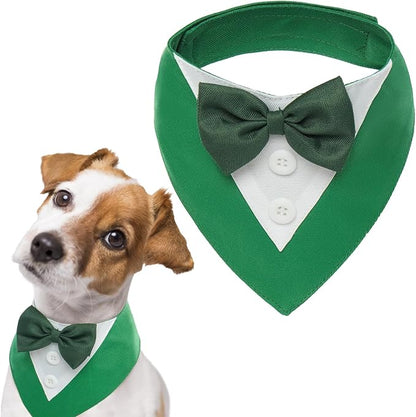 FUAMEY Dog Tuxedo St.Patrick's for Large Dogs, Dog Formal Suit Dogs Attire Pet by FUAMEY