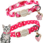 Cat Collar, 2 Pack Cute Cat Collars Breakaway by DOGWONG