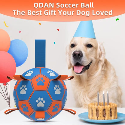 QDAN Dog Ropes Toys Soccer Ball - Image 2