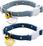 2 Pack Denim Breakaway Cat Collars by Faygarsle