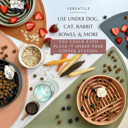 Should We Go - Waterproof Silicone Pet Food Mat - Non-Slip, Spill-Proof Feeding - Image 7