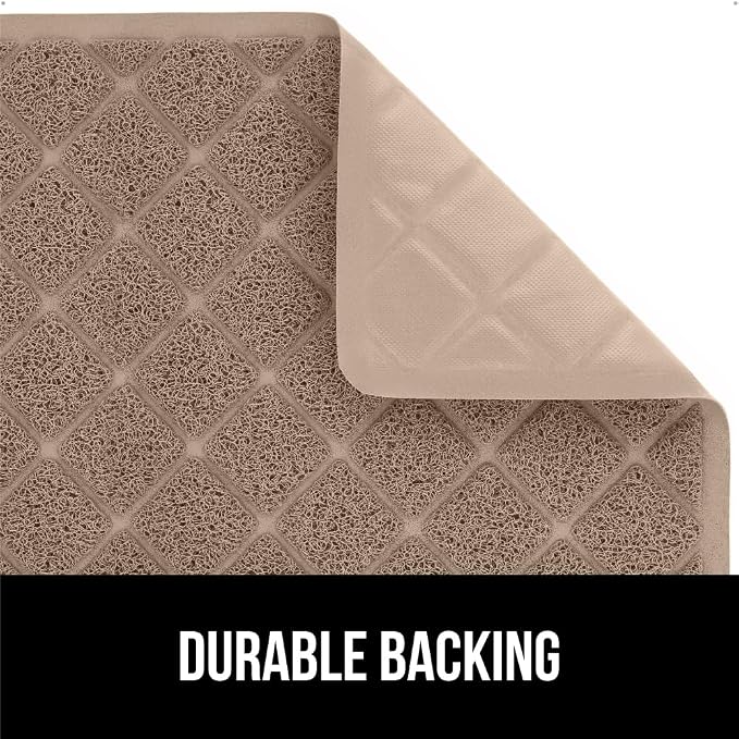 GORILLA GRIP Cat Litter Box Mat, 35x23 2 Pack, Water Resistant, US Designed - Image 4