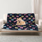 Dog Blankets for Large Dogs, Fuzzy Soft Pet Mat Throw Cover for Kennel Crate Bed by Gowyeg