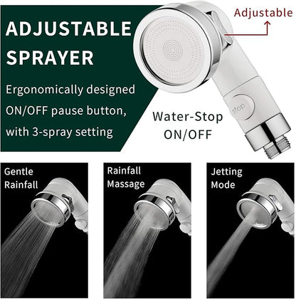 ZCONIEY Sink Faucet Sprayer Attachment, Shower Head Attaches To Tub Faucet - Image 5