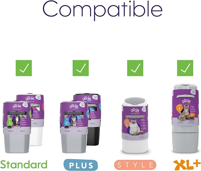 Litter Genie Refill Bags | Jumbo 2-Pack, 56 Total ft | Up to 8 Months of Supply - Image 3