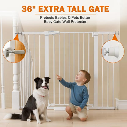 Mumeasy 36" Extra Tall Baby Gate - Image 5