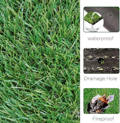 ALTRUISTIC Artificial Grass 1FTX34FT, Realistic Fake Grass Deluxe Turf - Image 4