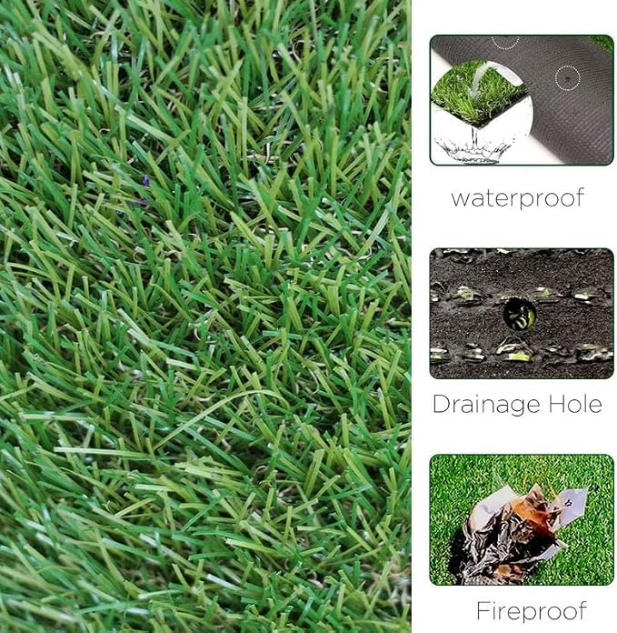 ALTRUISTIC Artificial Grass 7FTX73FT, Realistic Fake Grass Deluxe Turf - Image 4