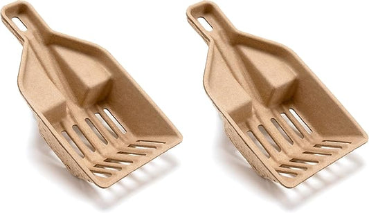 Kitty Sift FiberScoop Disposable Litter Scoop, Plastic-Free & Sustainable by KittySift