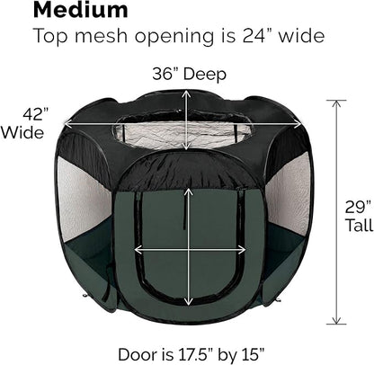 Furhaven Portable Dog Playpen Cat Tent, Pet playground, Kennel foldable indoor - Image 2
