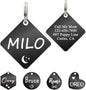 Ultra Joys Dog ID Tag, Custom Dog Tag Personalized Cat Tag, Pet ID Tag by UltraJoys