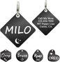 Ultra Joys Dog ID Tag, Custom Dog Tag Personalized Cat Tag, Pet ID Tag by UltraJoys