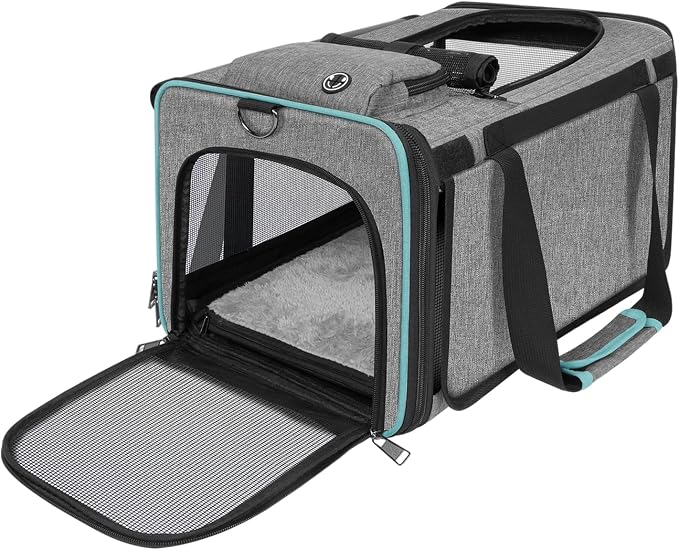 Cat Carrier American, Delta Airline Approved/Soft-Sided Pet Travel Bag by GAPZER