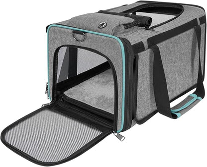 Cat Carrier American, Delta Airline Approved/Soft-Sided Pet Travel Bag by GAPZER