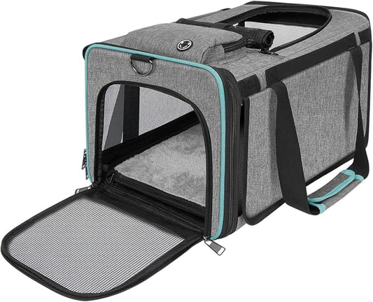 Cat Carrier American, Delta Airline Approved/Soft-Sided Pet Travel Bag by GAPZER