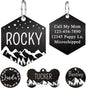 Ultra Joys Stainless Steel Personalized Dog & Cat Tags, Front & Back Engraving by UltraJoys