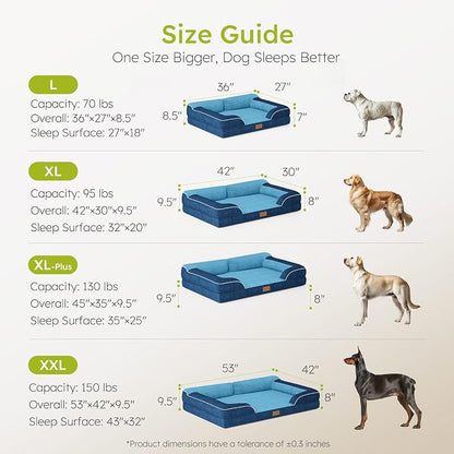 Dog Beds for Large Dogs, Orthopedic Dog Bed - Image 8