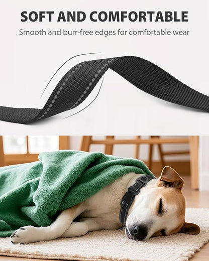 Joytale Large Dog Collar, Reflective and Adjustable Nylon Pet Collar - Image 3