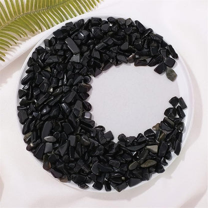 Obsidian Healing Crystal Chips Bulk Gemstones Sets Tumbled Crushed Stones - Image 7