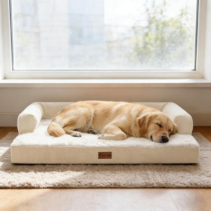 Orthopedic Dog Beds for Extra Large Dogs, Waterproof Egg Crate Foam XL Dog Bed - Image 8
