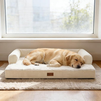 Orthopedic XXL Dog Beds, Waterproof Egg Crate Foam Big Pet Bed - Image 8