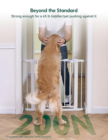 Babelio 36" Tall Baby Gate, PressGuard P7, 29-55" Auto Close Pressure Mounted - Image 2