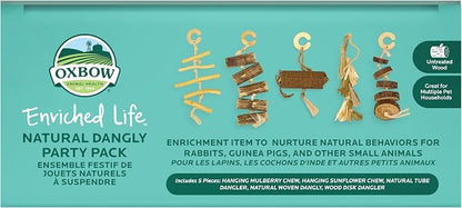 Oxbow Enriched Life Natural Dangly Party Pack, Rabbit Toys, Guinea Pig Toys - Image 10