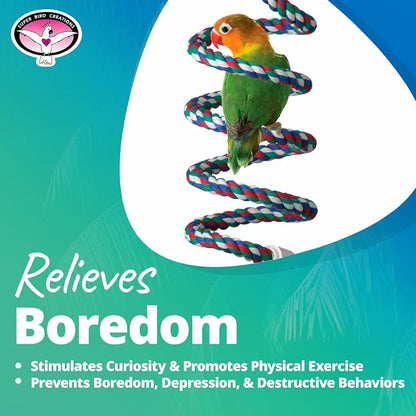 Super Bird Creations SB323 Small Bungee Bird Toy - Image 6