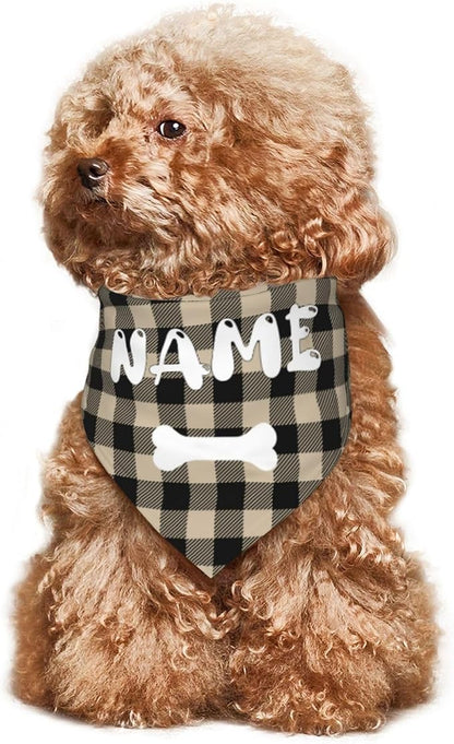 Custom Dog Bandanas with Your Text Logo Name Image Personalized Neckwear - Image 3
