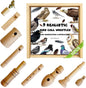ZDH 9-Piece Wooden Bird Call Set – Handcrafted Bird-Call in Acrylic Wooden Box by Unknown