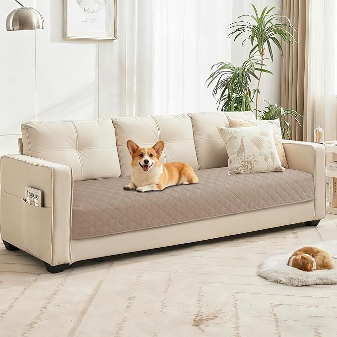 Waterproof Couch Covers for Pets, Waterproof Dog Bed Cover, Anti-Slip Soft Dog - Image 7
