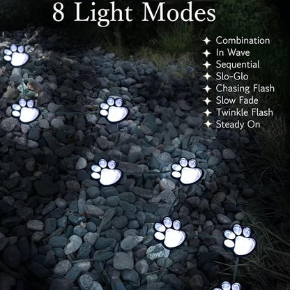 Paw Print Solar Lights - Image 7